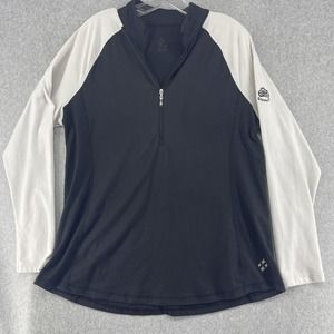 Jofit Golf Sweater Womens XL 1/4 Zip Pullover Long Sleeve Activewear Sahalee CC